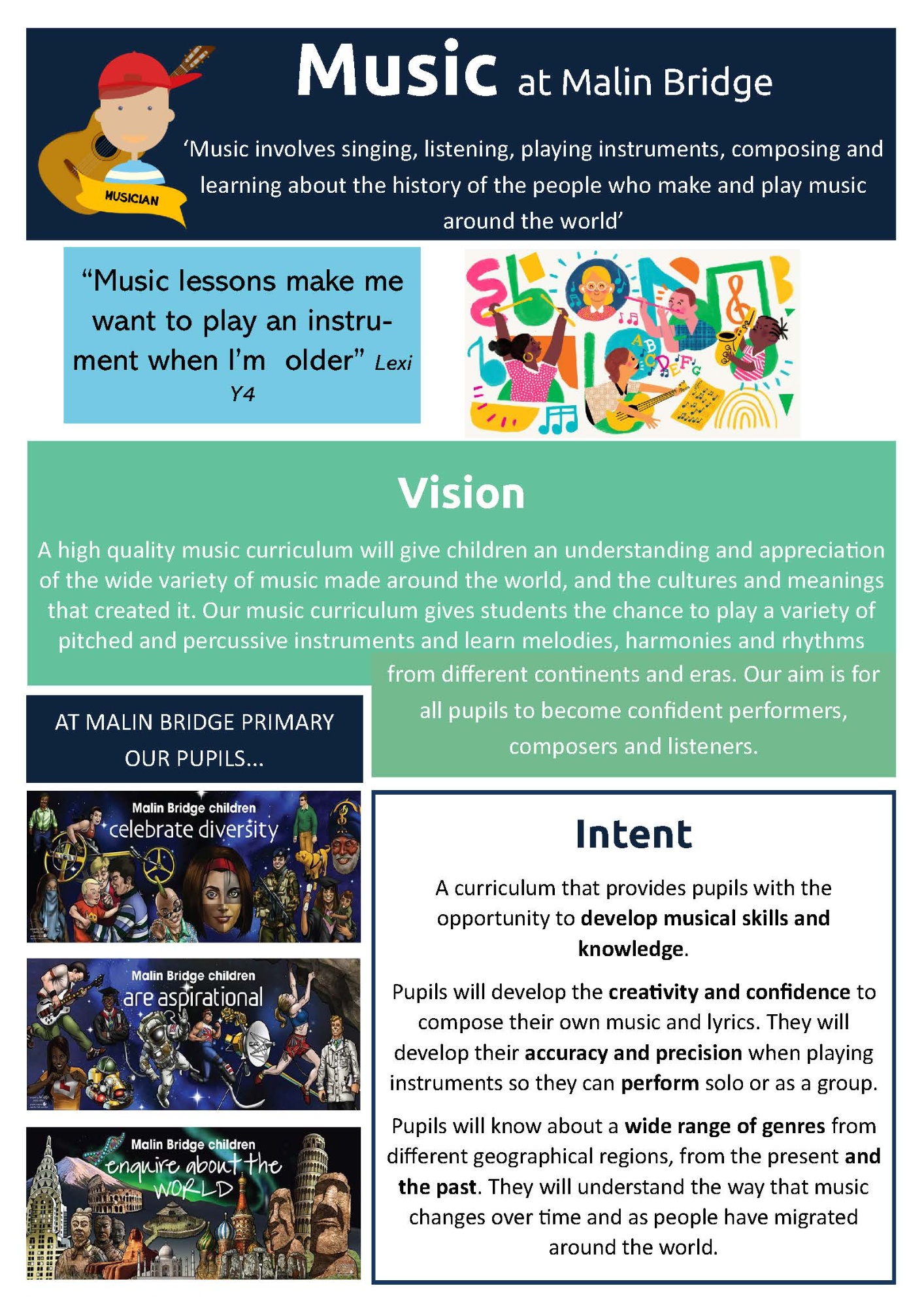 Music at Malin Bridge Poster